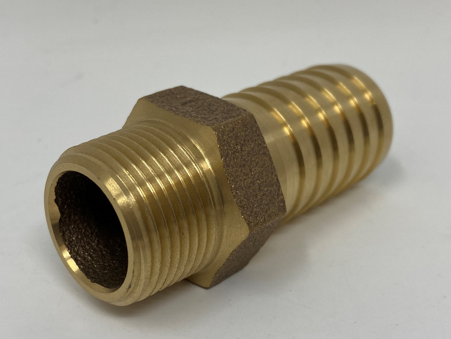 Brass 3/4" NPT Hose Barb Ballast Fitting