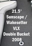 Carpet Saver Malibu Boats 21.5' Sunscape / Wakesetter VLX Dual Cap 08