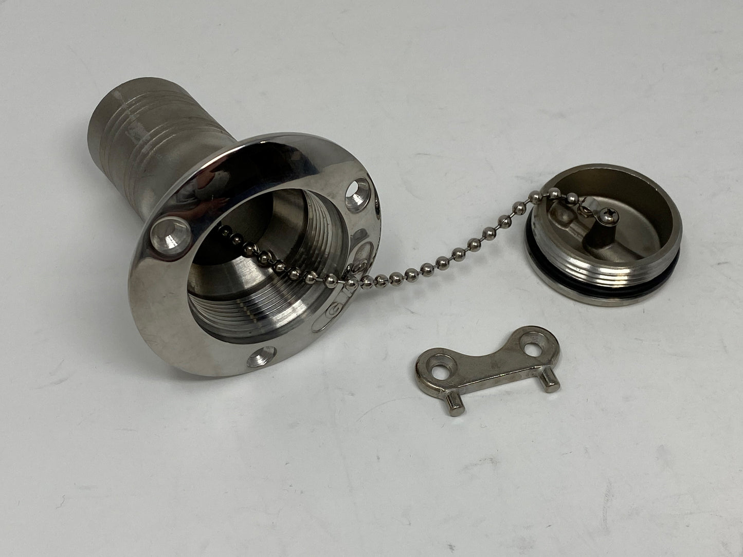 Gas Fill Neck Complete Keyed Cap