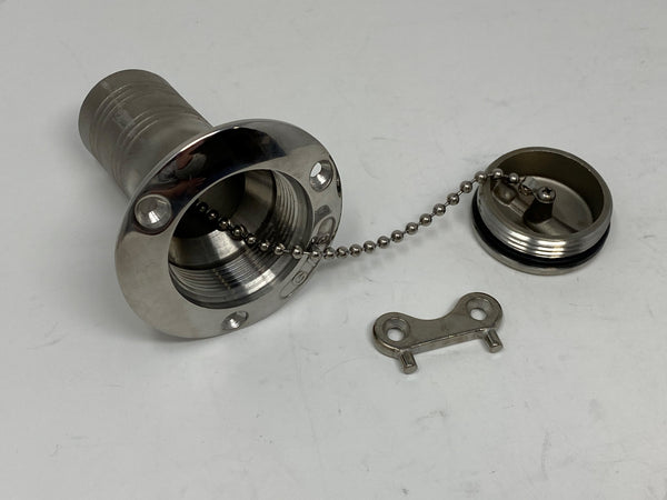 Gas Fill Neck Complete Keyed Cap