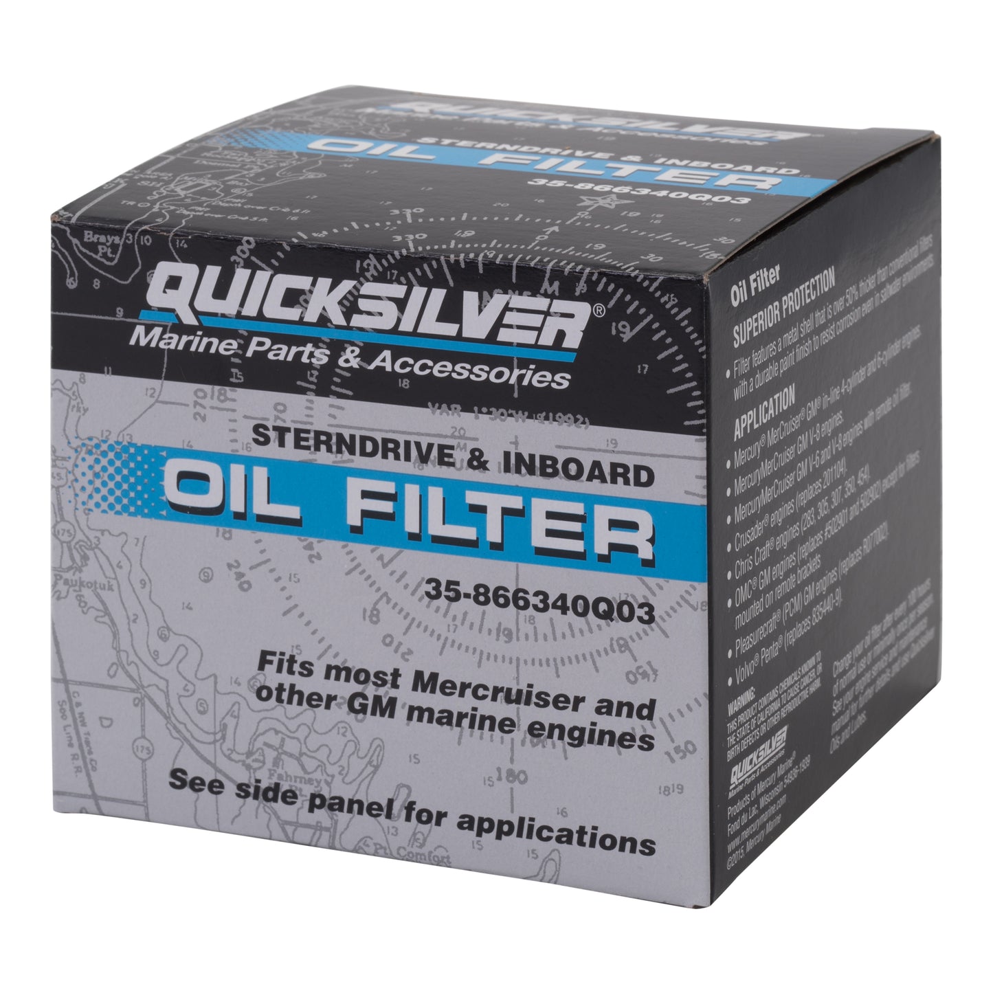 Quicksilver 866340Q03 GM Oil Filter