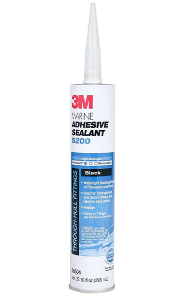 3M Marine Adhesive Sealant 5200 Black 10 oz