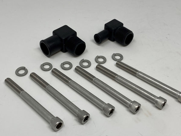 Indmar Cast Iron Exhaust Manifold Base Hardware Kit