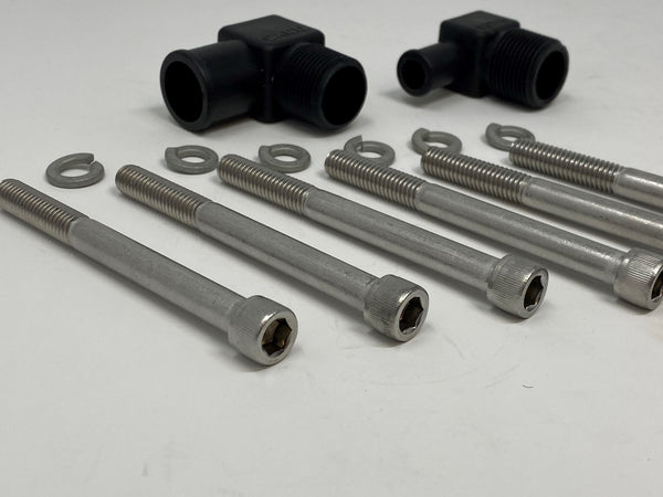 Indmar Cast Iron Exhaust Manifold Base Hardware Kit