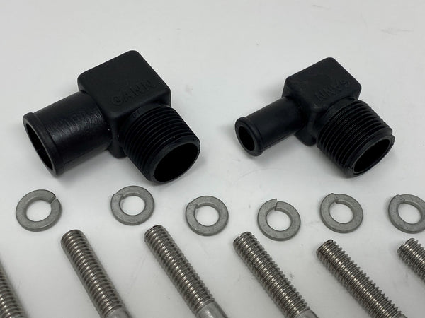 Indmar Cast Iron Exhaust Manifold Base Hardware Kit