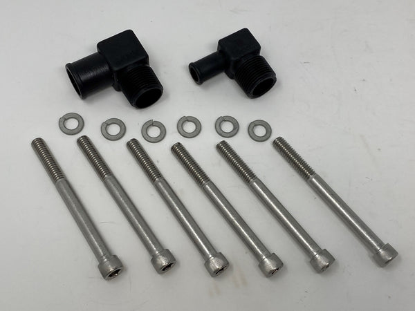 Indmar Cast Iron Exhaust Manifold Base Hardware Kit