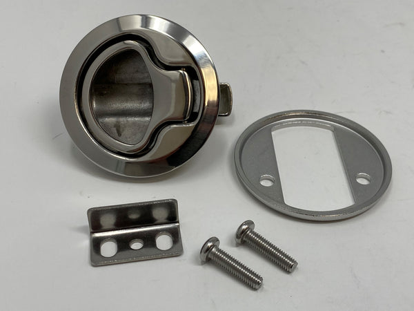 Swim Step Latch For Wedge Trap Door
