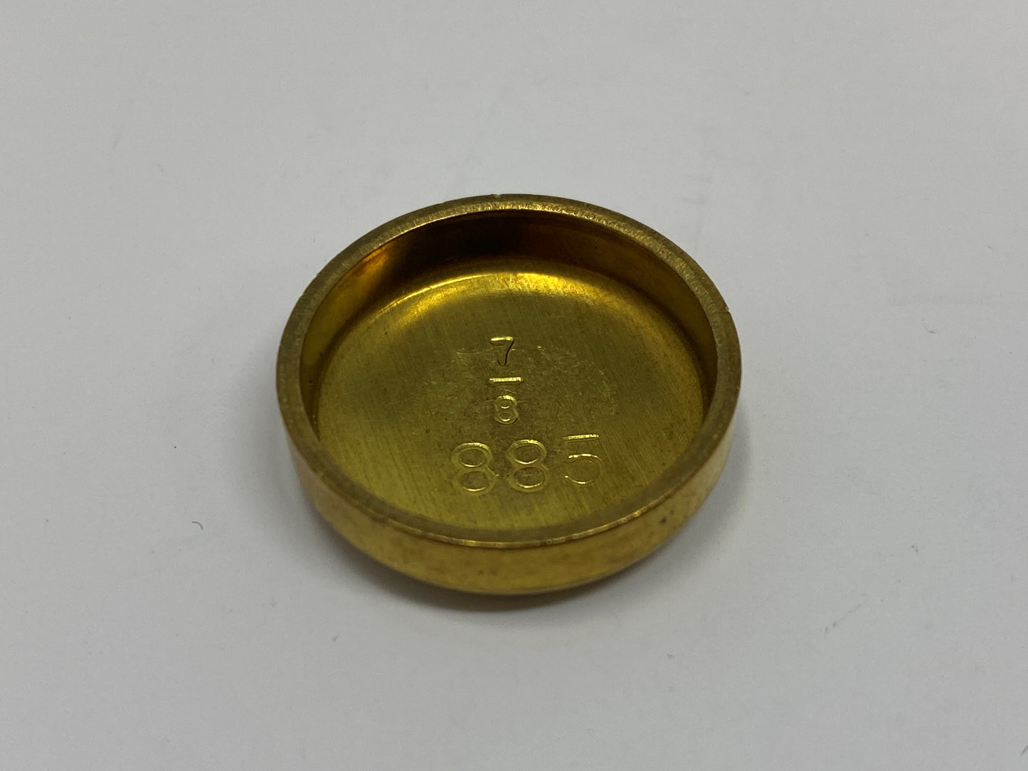 Indmar Engine Block Casting Plug 7-8" Brass