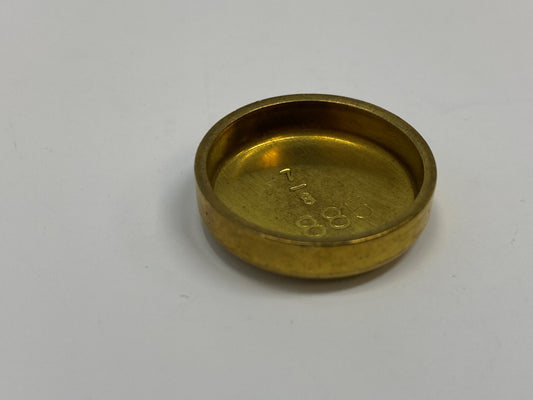 Indmar Engine Block Casting Plug 7-8" Brass