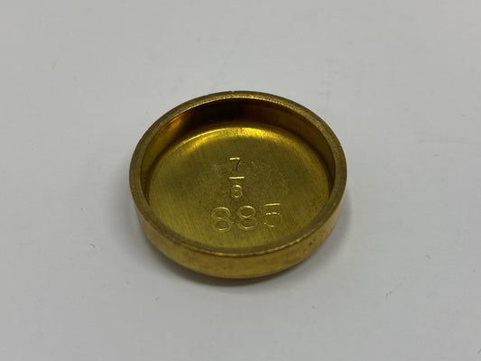 Indmar Engine Block Casting Plug 7-8" Brass