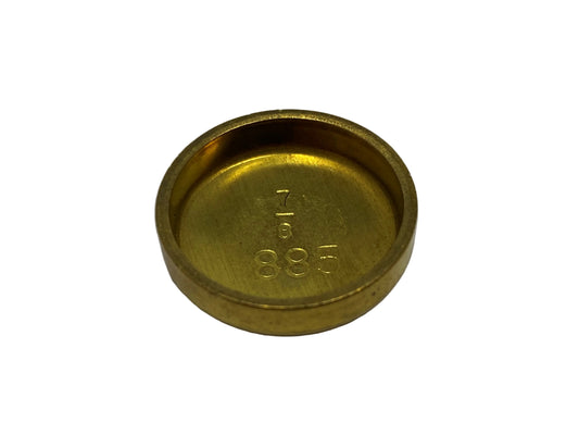 Indmar Engine Block Casting Plug 7-8" Brass