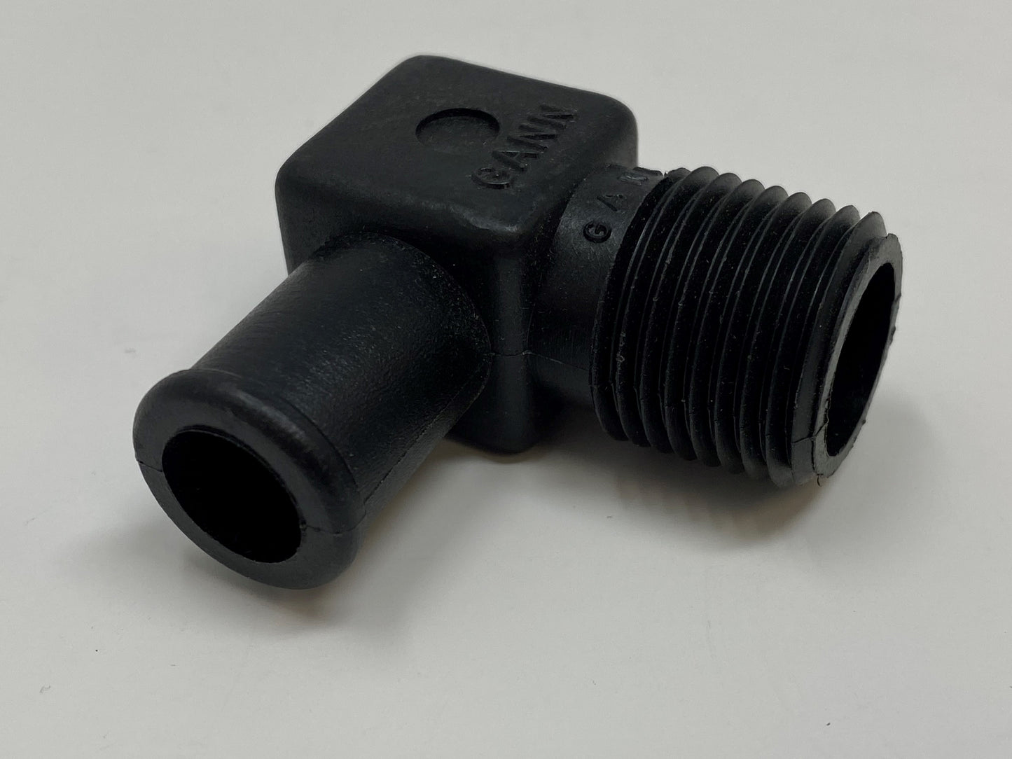 Indmar Exhaust Fitting Nylon Elbow 5/8" NPT X 5/8 Barb