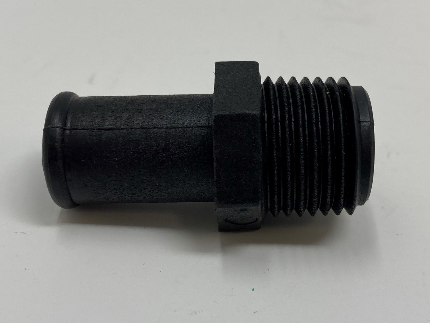 Indmar Exhaust Fitting Nylon Straight 1/2" NPT x 5/8" Barb