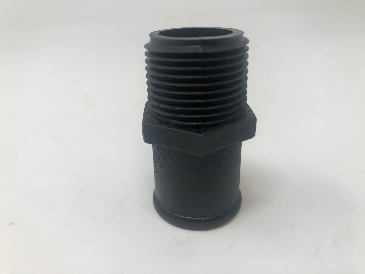 Indmar Exhaust Fitting Nylon Straight 3/4" NPT x 1" Barb