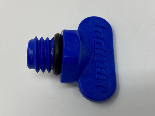 Indmar Drain Plug Blue 1/2" Petcock