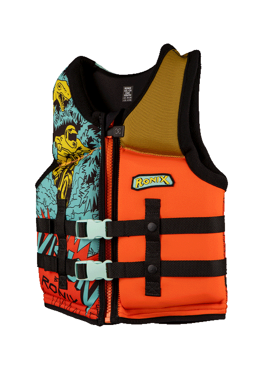 Ronix Vest Vision - Boys CGA Life Vest - Youth (50-90lbs) 2026