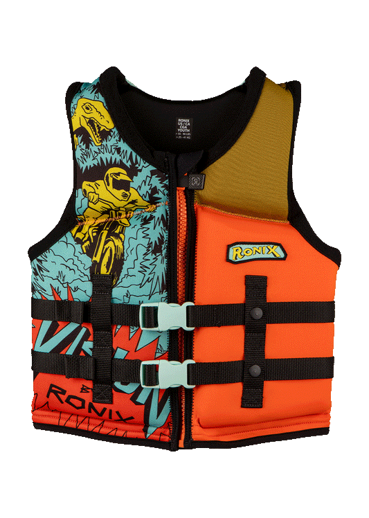 Ronix Vest Vision - Boys CGA Life Vest - Youth (50-90lbs) 2026