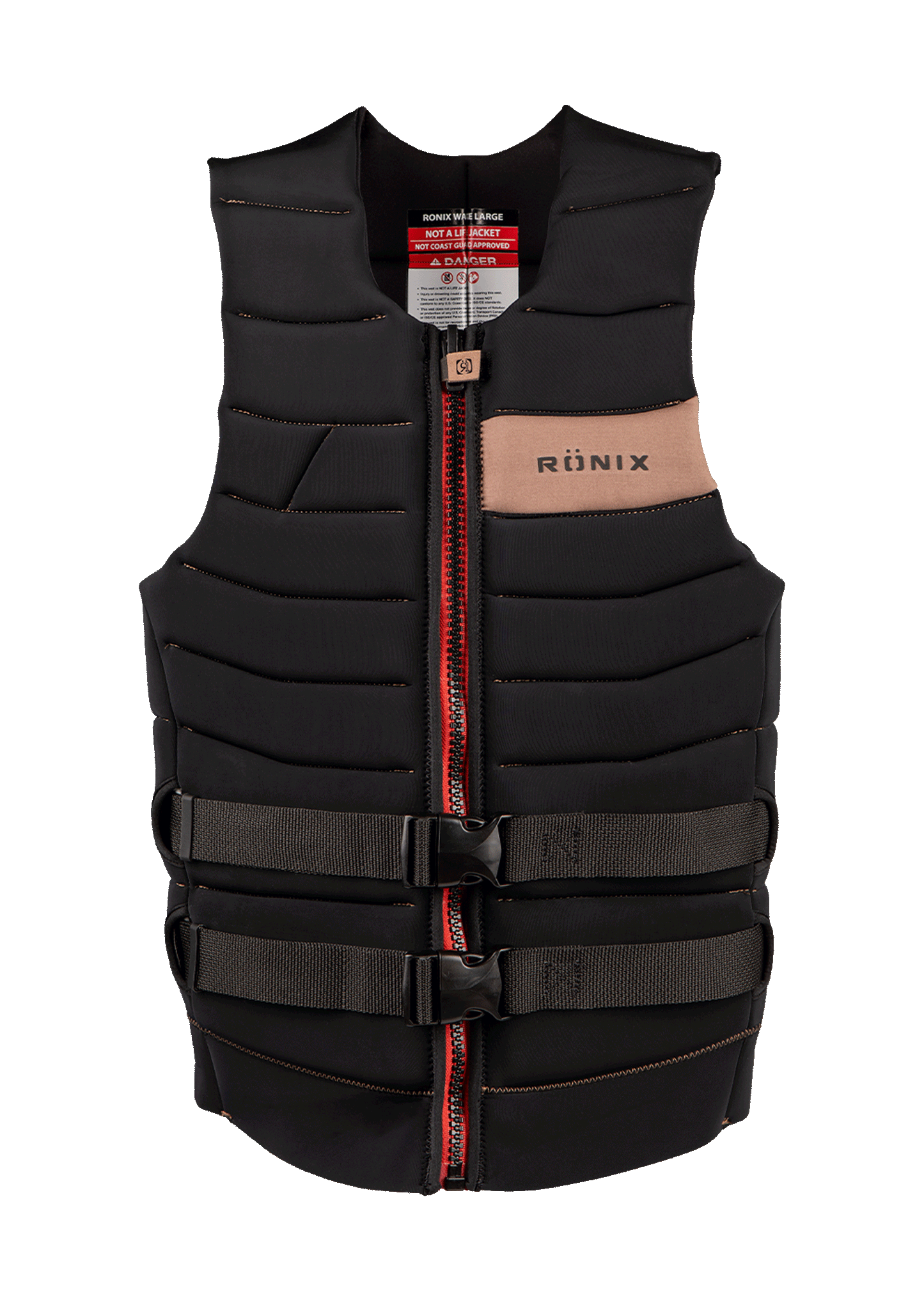 Ronix Vader Impact Vest Black/Mocha 2026