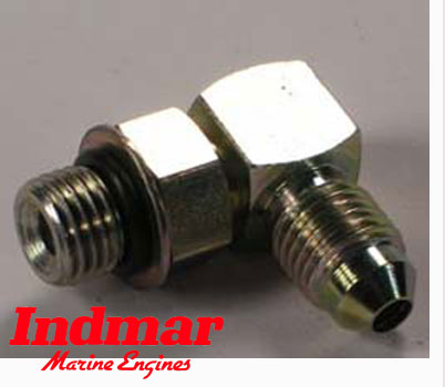 Indmar Fuel Fitting 90 Degree