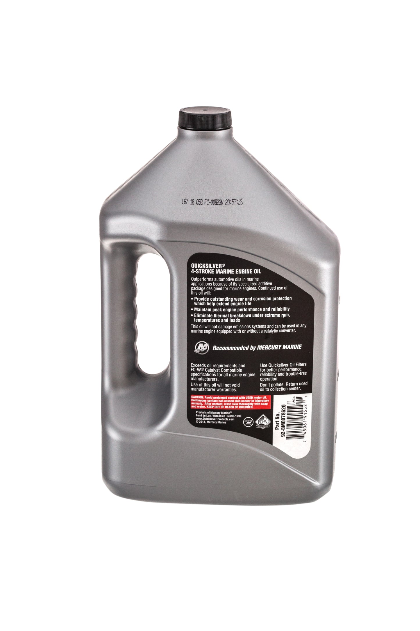Quicksilver Oil 25W40 Gallon
