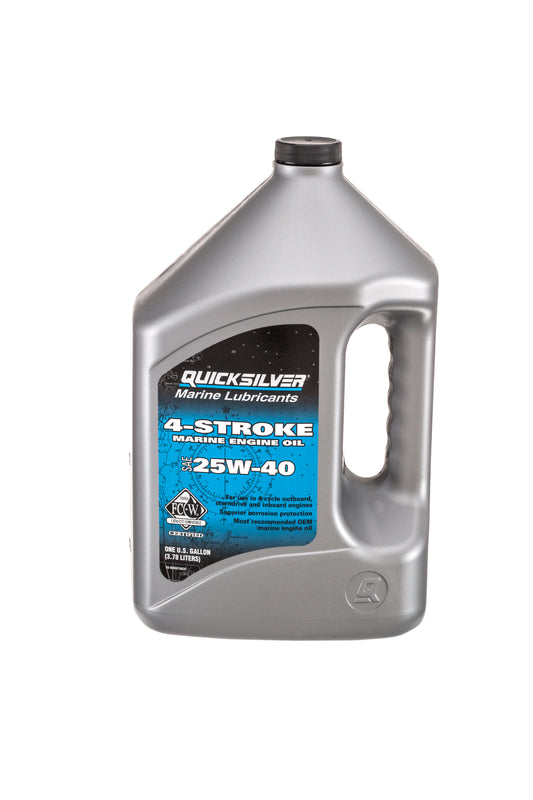 Quicksilver Oil 25W40 Gallon