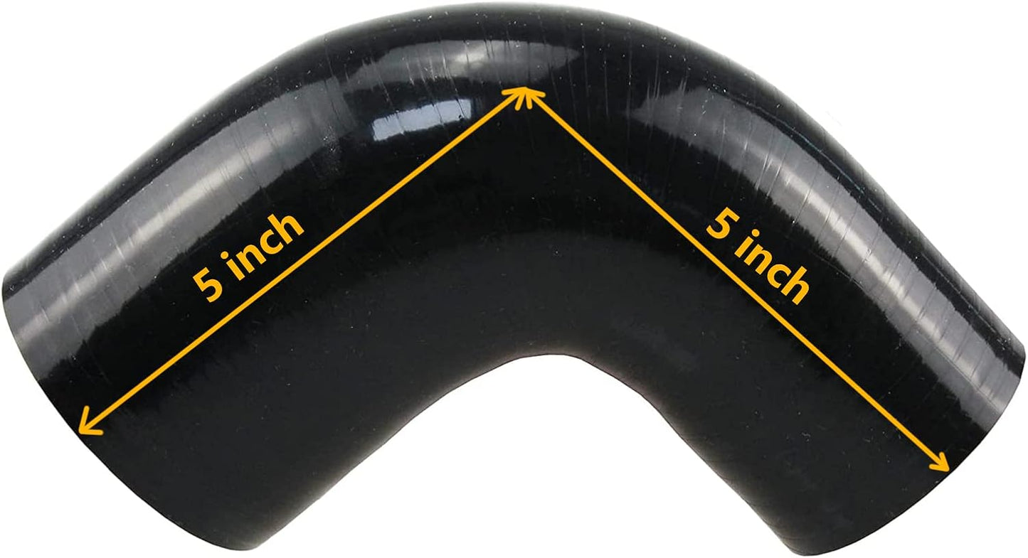 3.5" 90-Degree Exhaust Hose