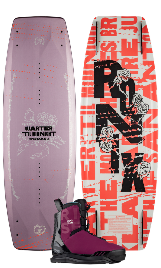 Ronix Quarter 'Til Midnight w/ Rise Women's Wakeboard Package 2026