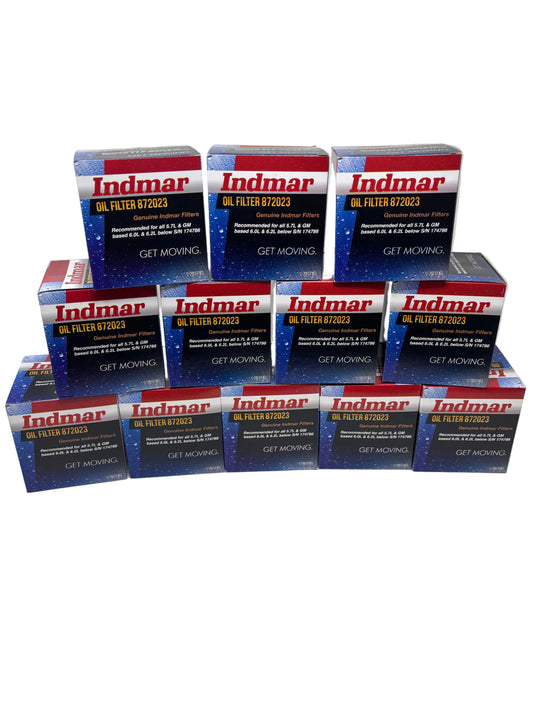 Indmar 872023 Oil Filter for GM Engines - 10 Pack - Buy 8 Get 2 FREE