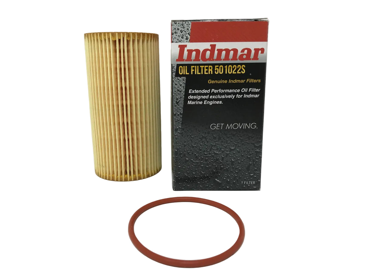 Indmar oil filter 501022s with filter, o-ring and box