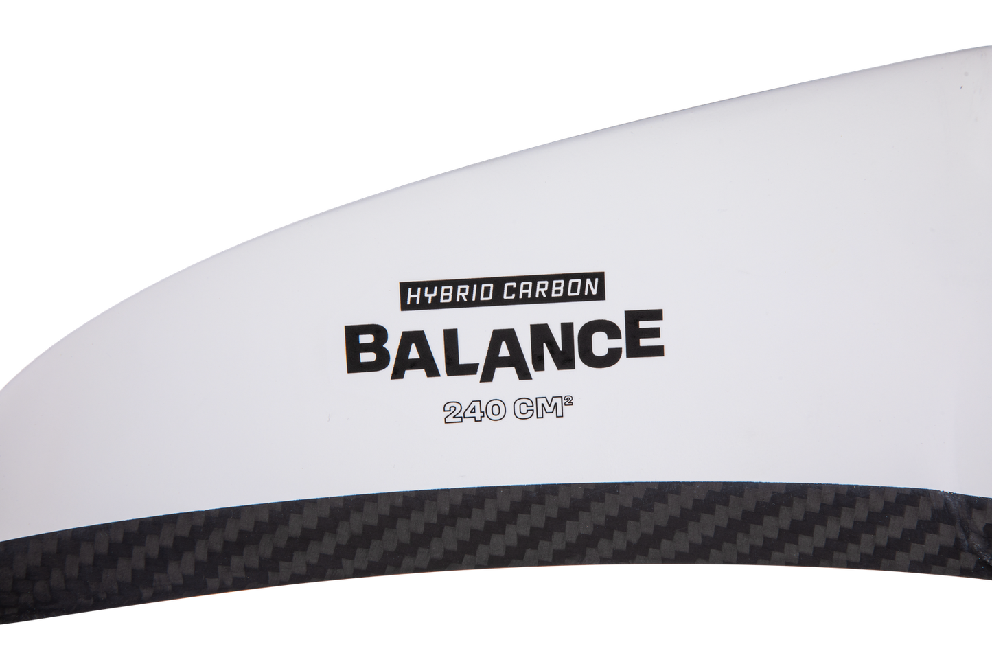 Ronix Foil Rear Stabilizer Hybrid Carbon White/Black 240cm
