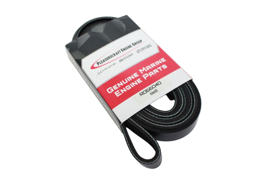 PCM R066040 Marine engine belt with packaging on a white background