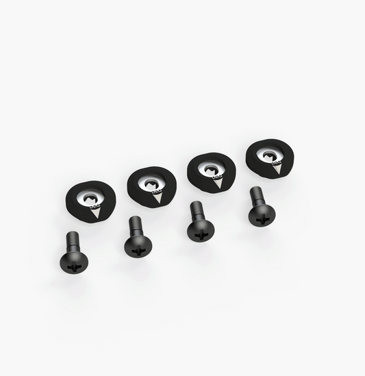Ronix Baseless Boot Hardware M6 Set of 4 Black (2010-2018)