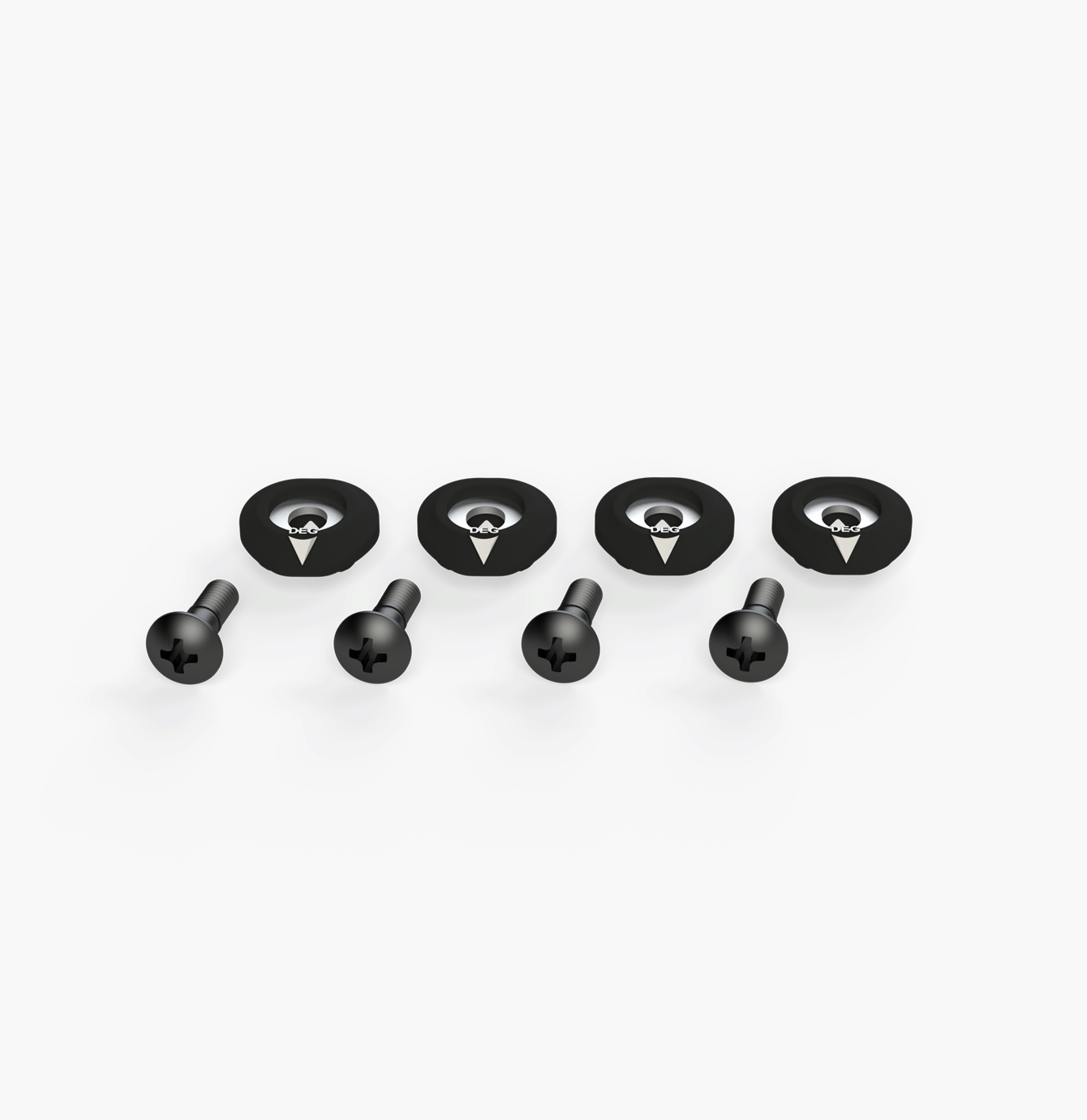 Ronix Baseless Boot Hardware M6 Set of 4 Black (2010-2018)