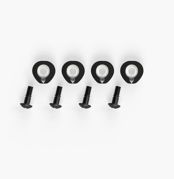 Ronix Baseless Boot Hardware M6 Set of 4 Black (2010-2018)
