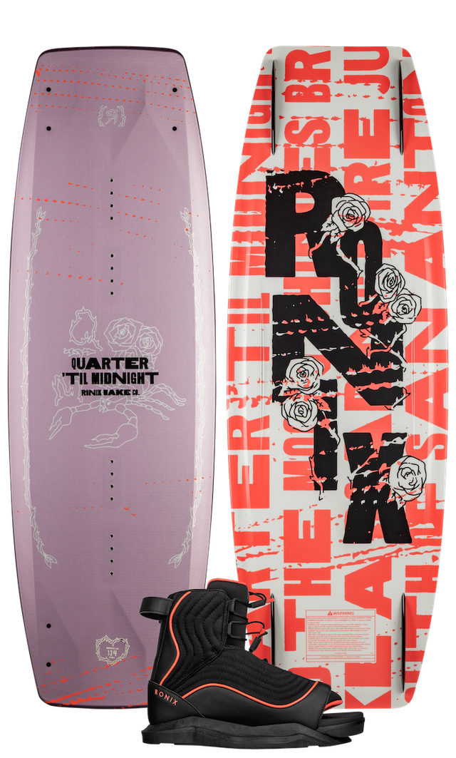 Ronix Quarter 'Til Midnight w/ Luxe Women's Wakeboard Package 2026