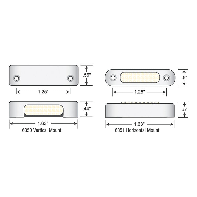 Attwood LED Micro Interior Light Blue