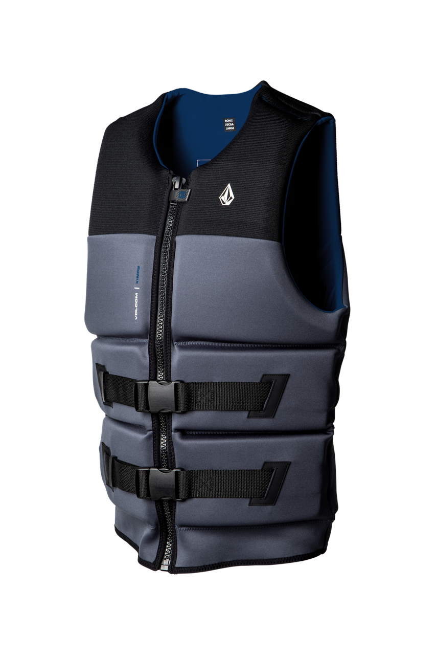 Ronix Vest Volcom Yes US/CA CGA Life Vest Charcoal Black Stone
