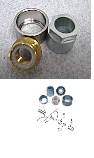 Elbert's Anti Theft Prop Nut for 1inch and 1-1/8inch Shafts