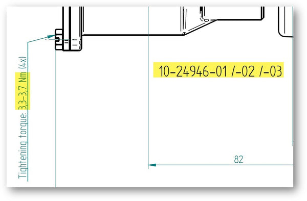 Johnson Impeller Raw Water Pump Housing Screw Only