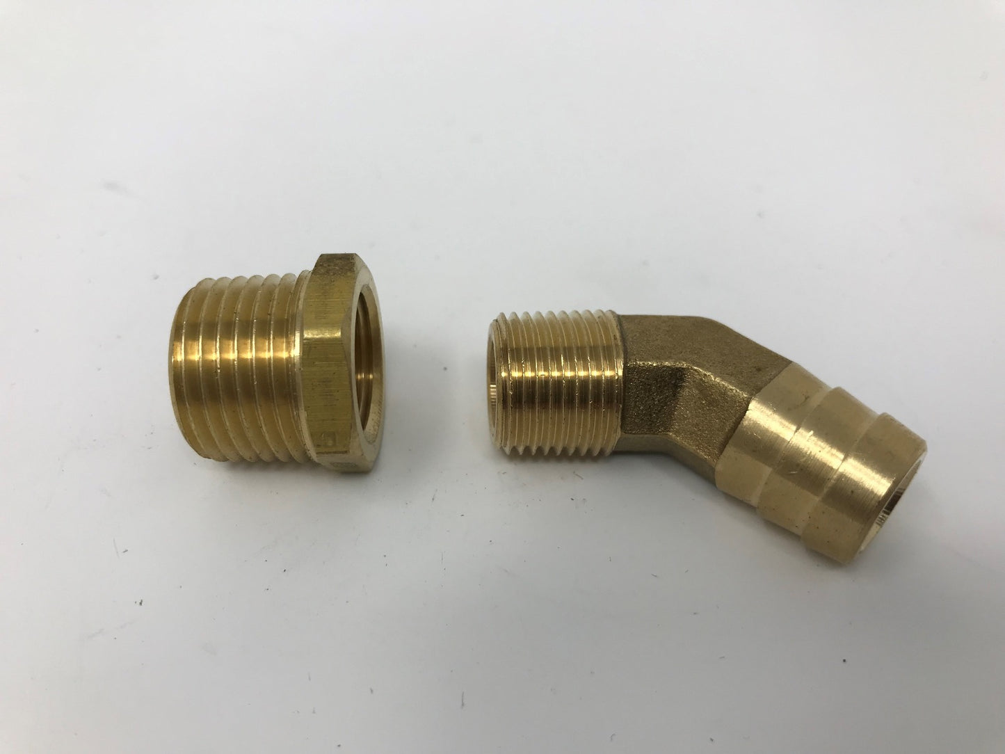 Heater Craft 45 Degree Brass Water Hose Engine Block Fitting