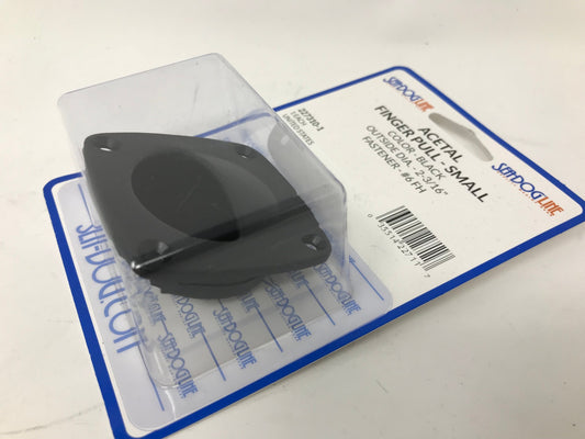 SeaDog Flush Pull Handle Black Plastic