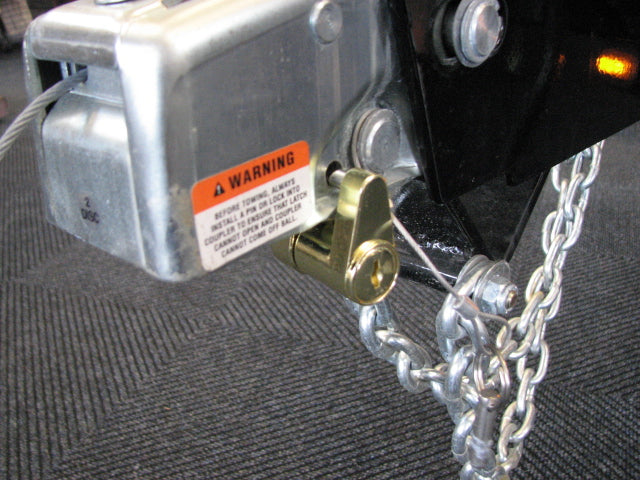 Sea-Dog Brass Two Piece Coupler Trailer Lock