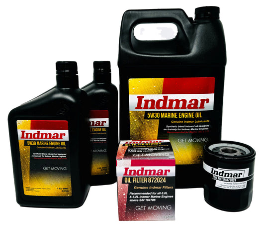 Indmar GM 6.0 litre LS3 Ly6 and L96 Engine oil and filter service kit