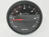 Malibu Boats RPM 5" Black and White Gauge
