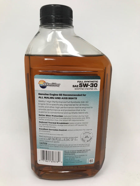 Malibu Oil 5W-30 Full Synthetic Quart
