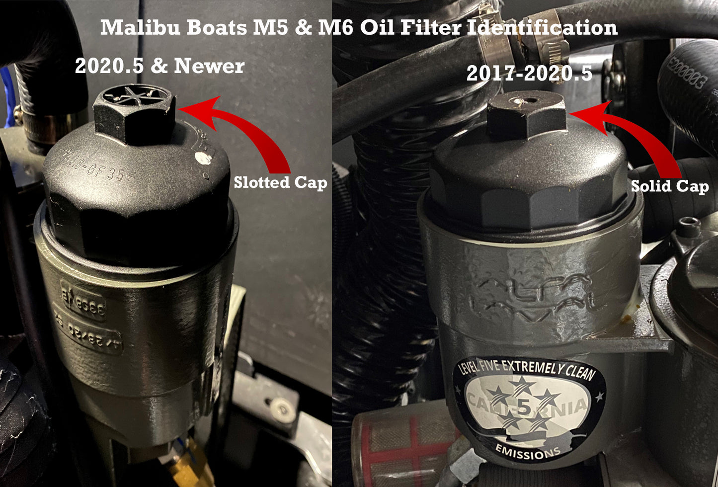 Hengst E16H01 Oil Filter Cartridge for Malibu M5 & M6 Engine