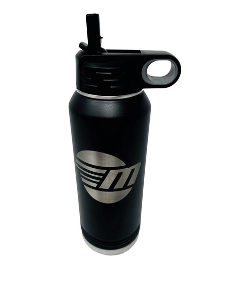 Malibu M Logo Polar Camel SS Water Bottle Black