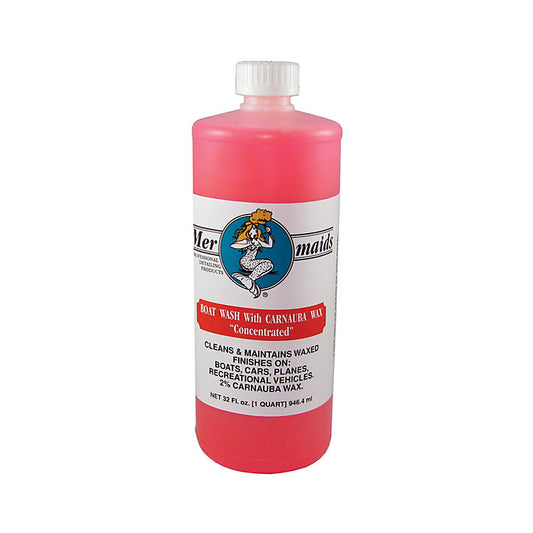 Mer-Maids Boat Wash and Wax Soap with Carnuba 32 oz