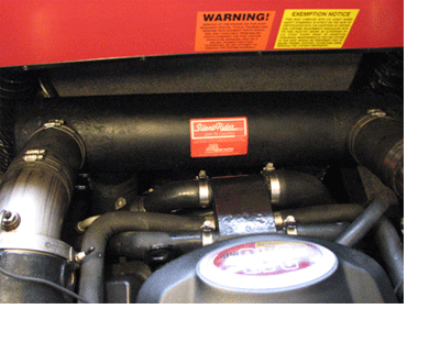 Malibu Boats V-Drive Exhaust Silent Rider Muffler