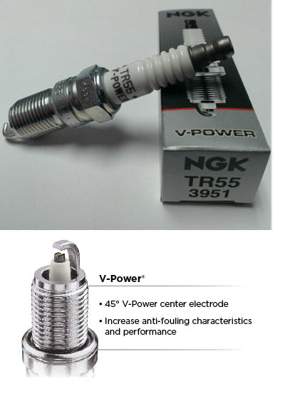 NGK TR55 Spark Plug Each